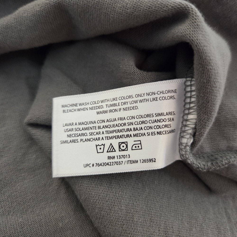 Orvis sz XXL men's laguna short slv crew tee gray NWT 100% cotton casual - Picture 10 of 11